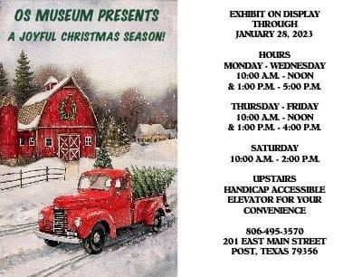 OS Museum Presents A Joyful Christmas Season