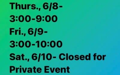 WINE HOUSE AT 127 WEEKEND SCHEDULE