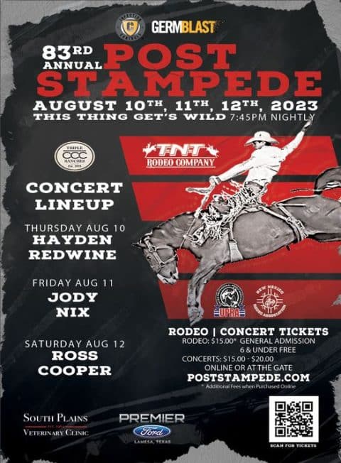 POST STAMPEDE RODEO - Post Chamber of Commerce