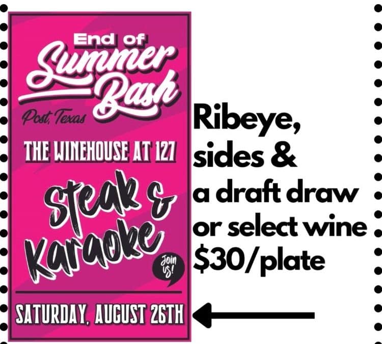 STEAK DINNER AND KARAOKE WINEHOUSE AT 127