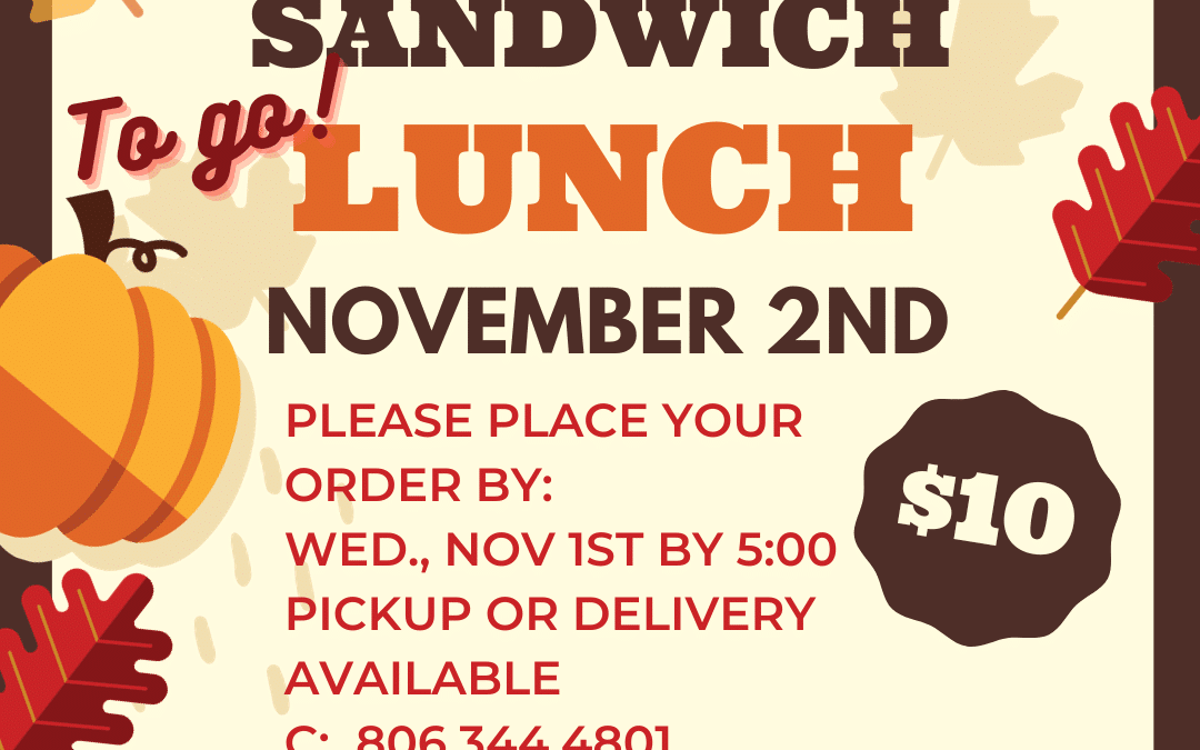 TO GO LUNCH NOVEMBER 2