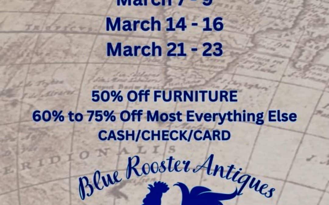 BLUE ROOSTER LIQUIDATION SALE