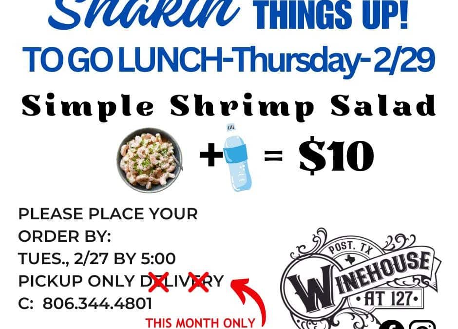 LUNCH TO GO
