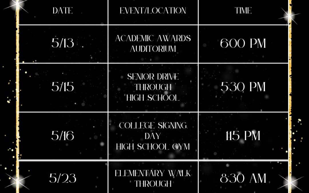 SENIOR EVENTS