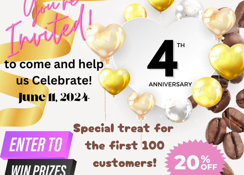 COFFEE WIZARDS 4TH ANNIVERSARY