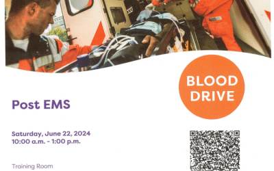 BLOOD DRIVE JUNE 22, 2024