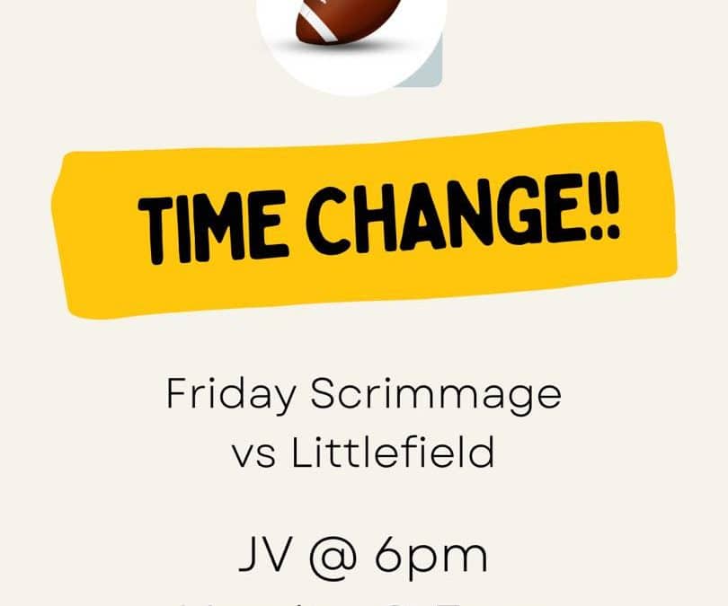 ANTELOPES VS. LITTLEFIELD FRIDAY, AUGUST 16