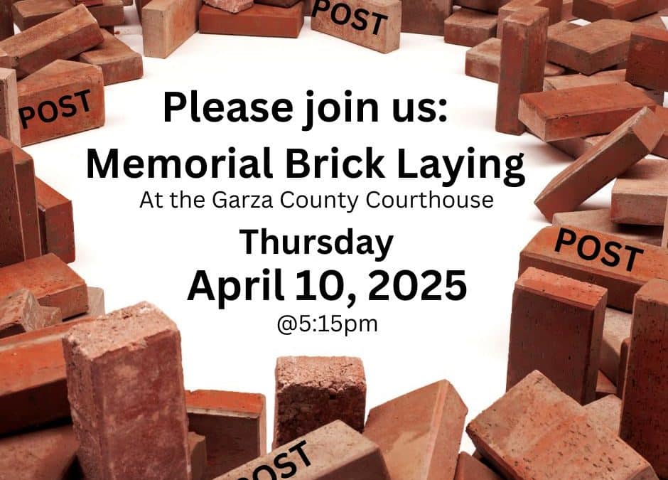 Memorial Brick Laying