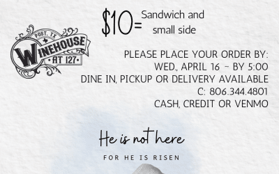 To Go Lunch Thursday 4-17-25