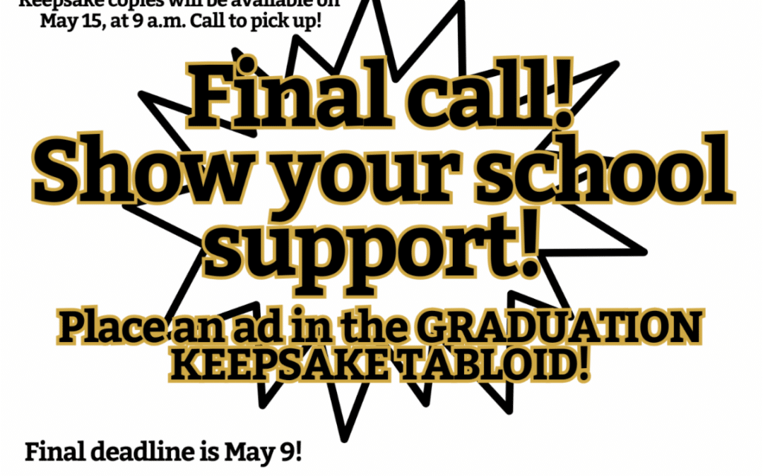 Keepsake Tabloid Final Call