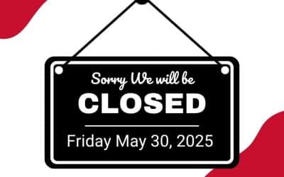 Closed May 30th