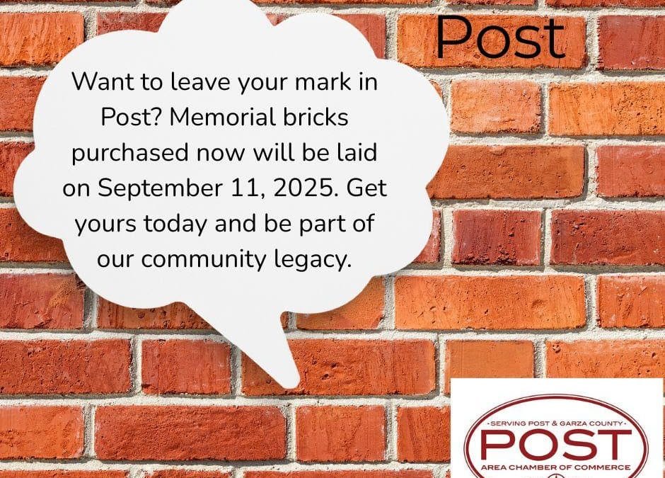 Brick Sales end Friday July 11, 2025.