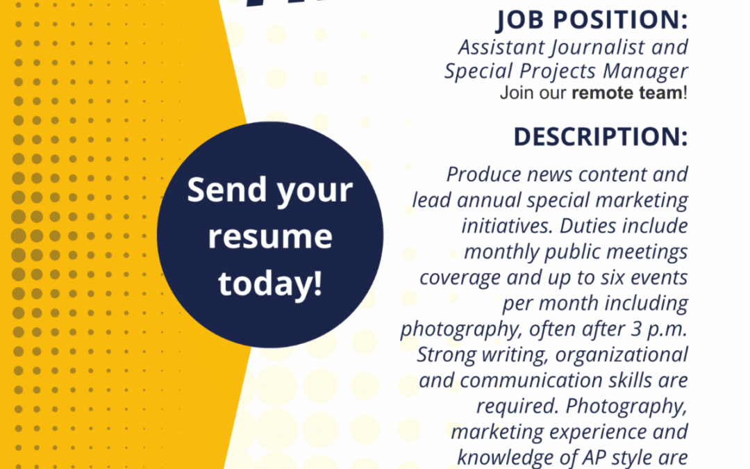 We Are Hiring