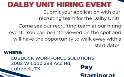 Dalby Unit Hiring Event