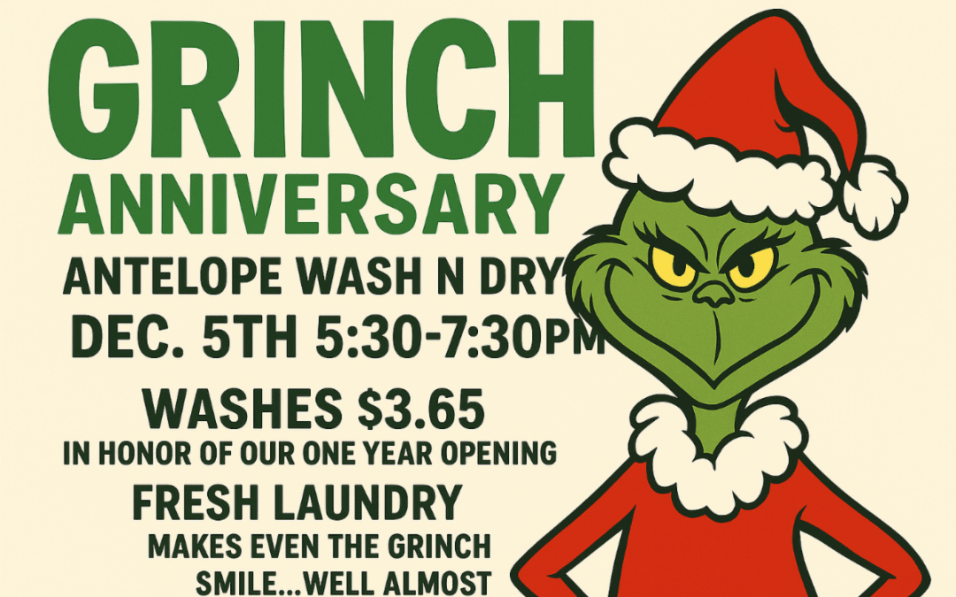 Antelope Wash N’ Dry – Grinch Anniversary
