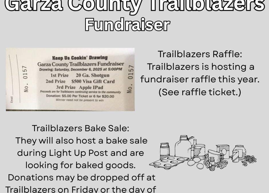 Garza County Trailblazers Fundraiser