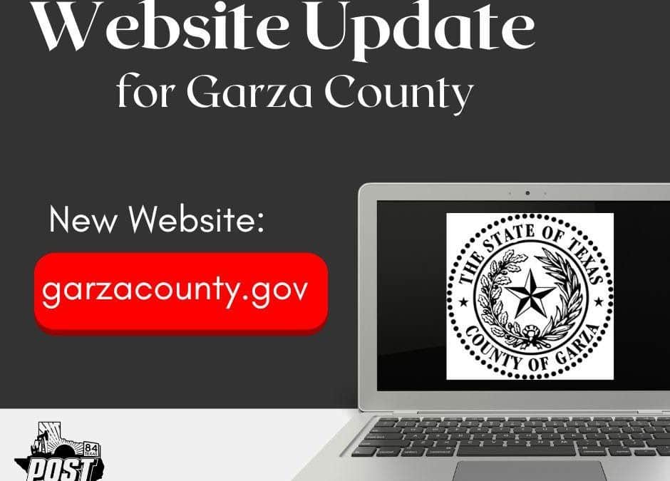 Garza County Website Update