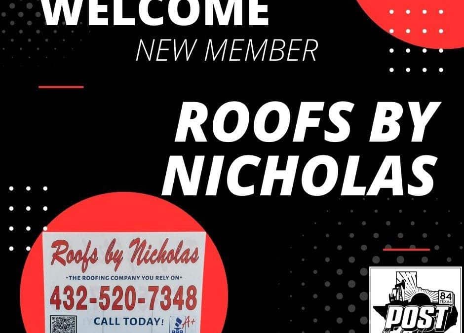 New Member – Roofs by Nicholas