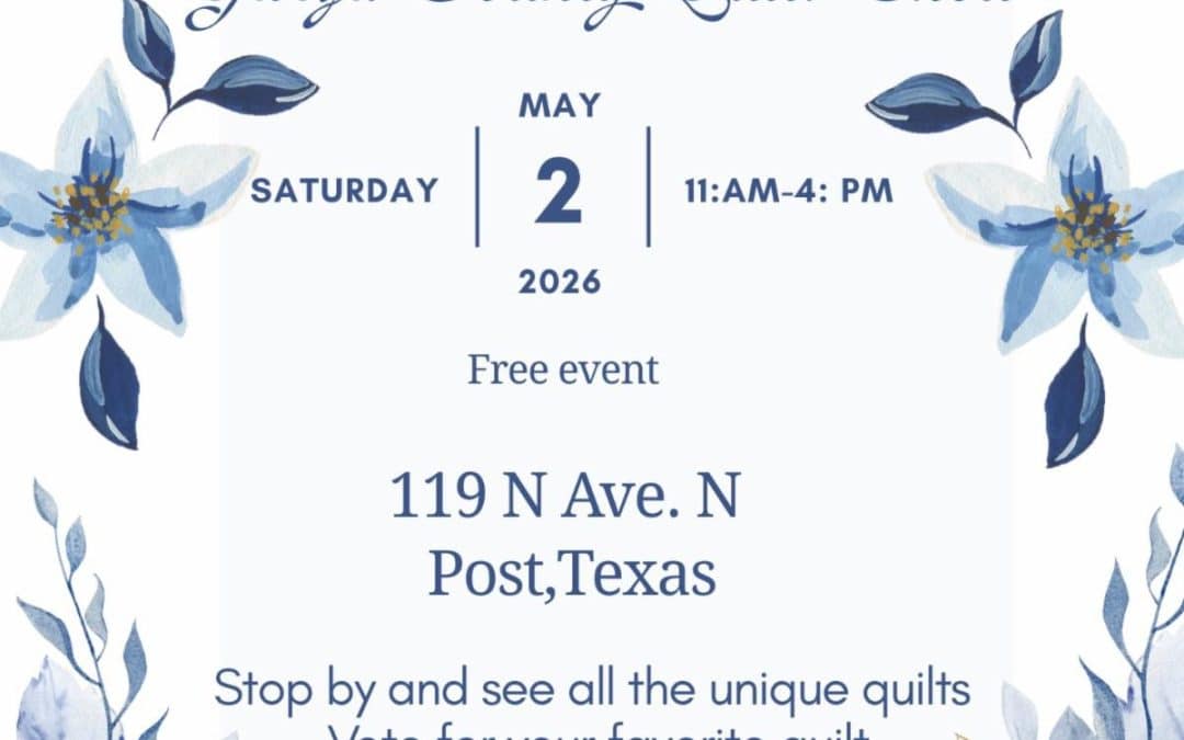 Garza County Quilt Show