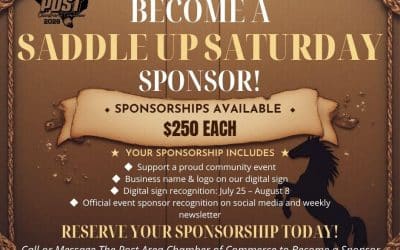 Saddle Up Saturday Sponsor