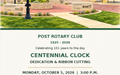 Centennial Clock Dedication and Ribbon Cutting