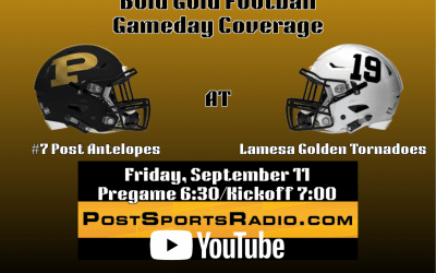Bold Gold Football Game Day Coverage