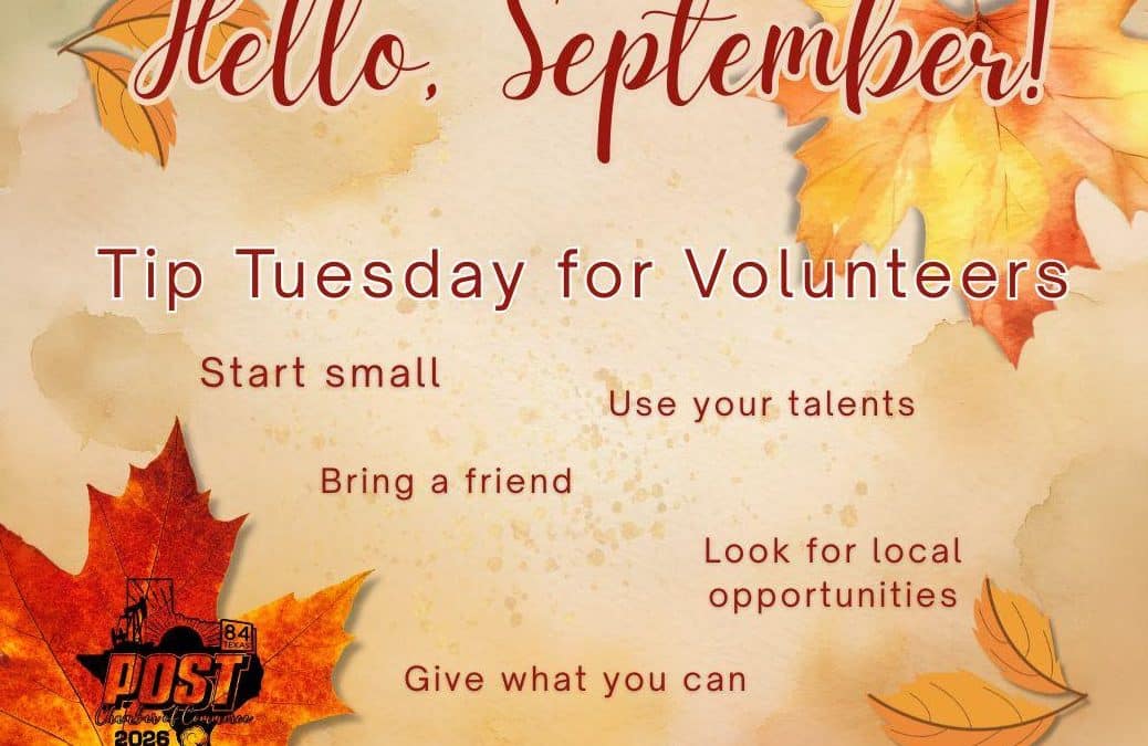 Tip Tuesday 9/1/2026